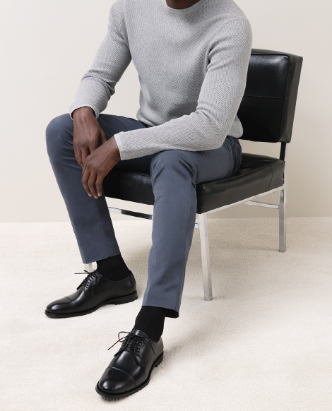 Men's Style Sea Island Cotton Calf