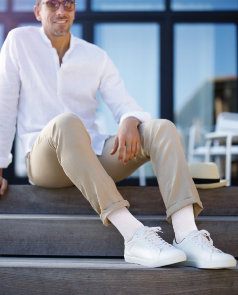 Men's Motion Cushioned Cotton Calf