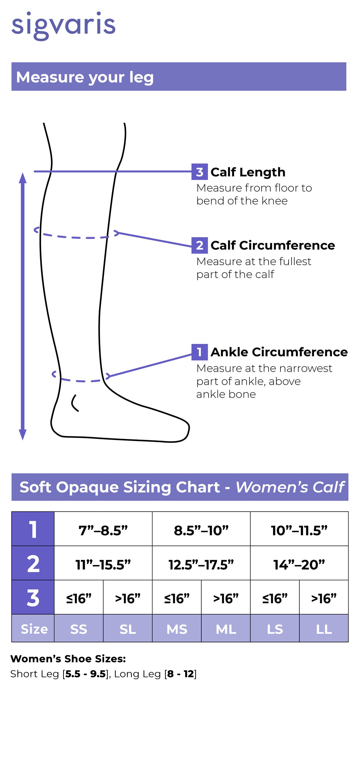 Women's Style Soft Opaque Calf 20-30mmHg