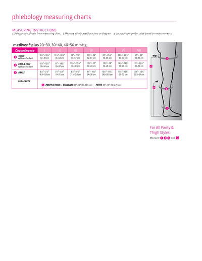 mediven plus, 30-40 mmHg, Thigh High with Silicone Top-Band, Closed Toe