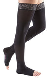 mediven comfort, 20-30 mmHg, Thigh High with Lace Top-Band, Open Toe